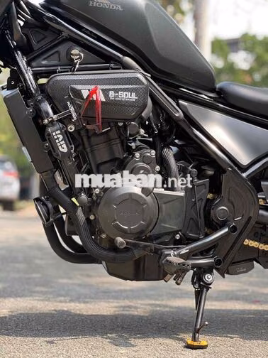 Honda Rebel 500 2023 Đen, có giao lưu xe.