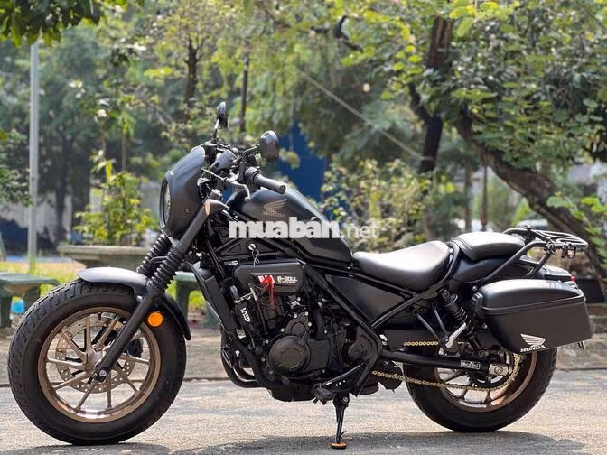 Honda Rebel 500 2023 Đen, có giao lưu xe.