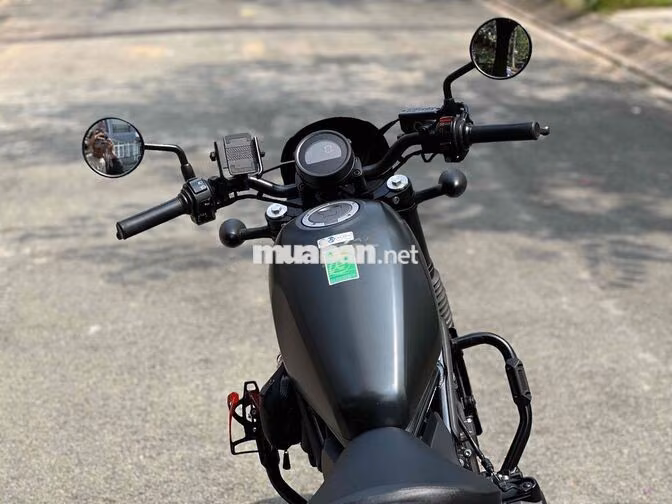 Honda Rebel 500 2023 Đen, có giao lưu xe.