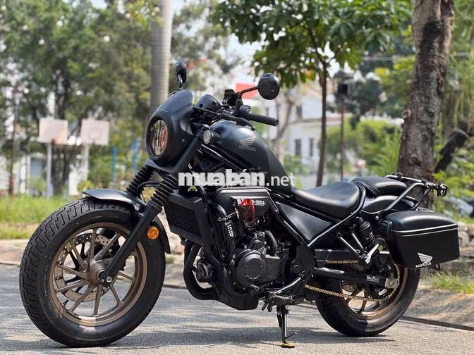 Honda Rebel 500 2023 Đen, có giao lưu xe.