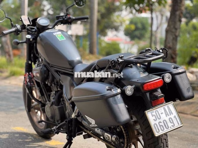 Honda Rebel 500 2023 Đen, có giao lưu xe.