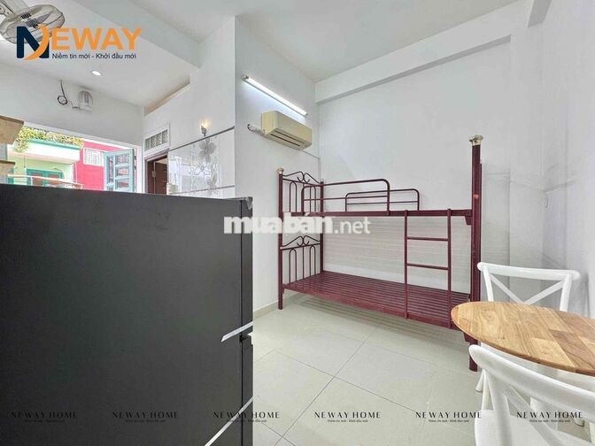 Trống sẵn studio đầy đù nội thất máy giặt riêng-ban công