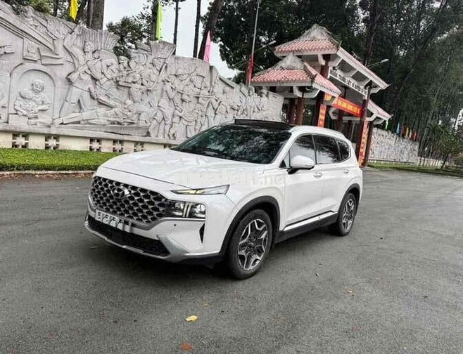 Hyundai SantaFe 2023 2.2D Full Cao Cấp Trắng