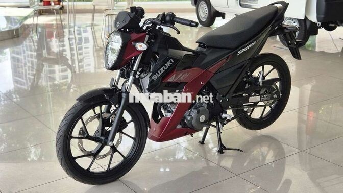 Thanh lý Satria Pro 2026 Đỏ đen xe TEST giảm 5tr
