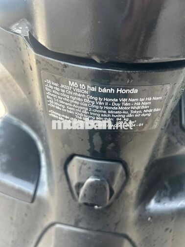Honda Vision 2025 Xám đồng 2764 km