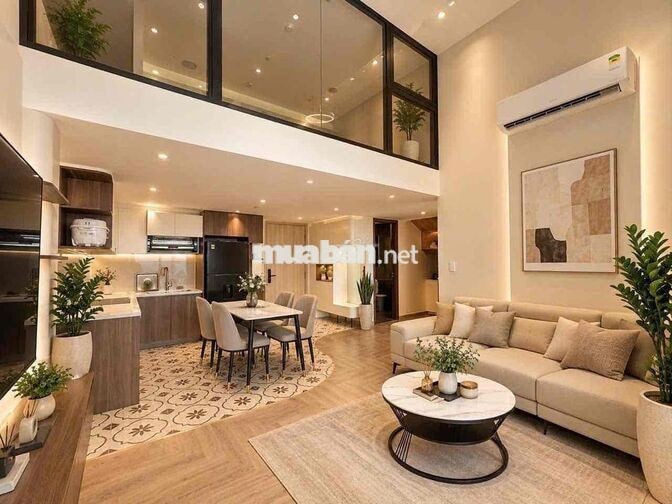 Cho thuê căn hộ tầng cao Ponte gần biển Mỹ Khê 2pn giá 30tr