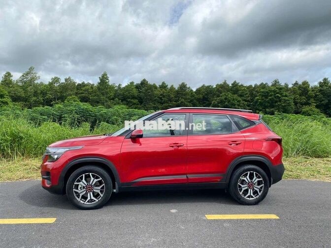 Kia Seltos 1.4Turbo Deluxe 2021 Đỏ 33.000 Km