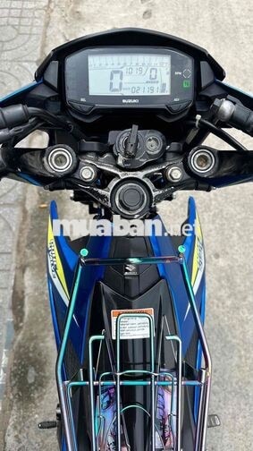 Suzuki Satria 150 2019 Xanh trắng ( hỗ trợ góp )