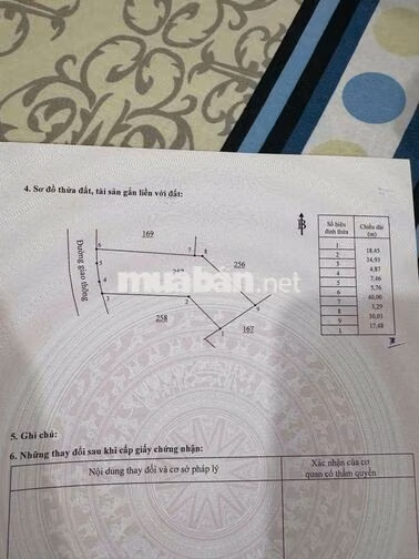bán 1 xào đất cln 1086 mét vuông
