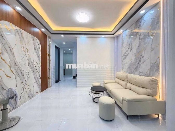Ngang 5,3x11 - Giá 4Tỷ45 - Hẻm Xe Hơi Ngay Ngã Tư Bốn Xã Hương Lộ 2