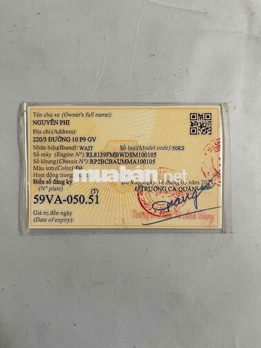 WAVE A 50Cm3 ĐỜI 2021 TPHCM CÓ GL ĐỖI XE