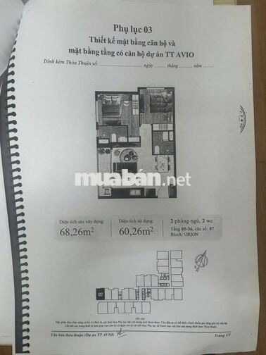 BÁN NHANH CĂN HỘ NHẬT BẢN 2PN 68m2 TT AVIO TẠI TÂN ĐÔNG HIỆP