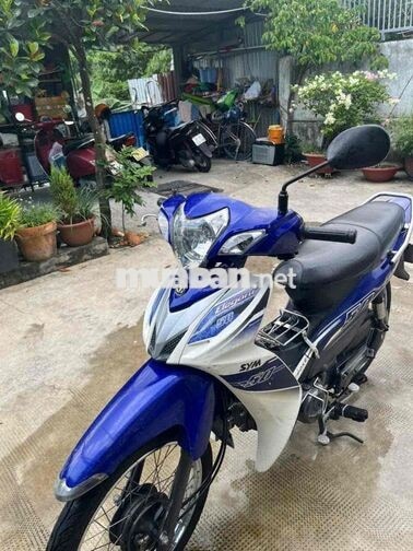 Xe số SYM Elegant 50 Xanh trắng