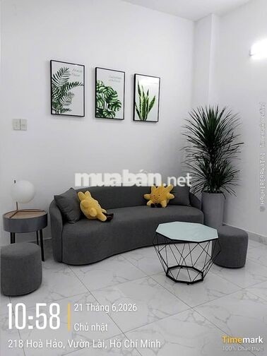 Trung tâm Quận 10 Cao ốc Ngô Gia Tự 54m2 (2PN 1WC) tầng Giữa