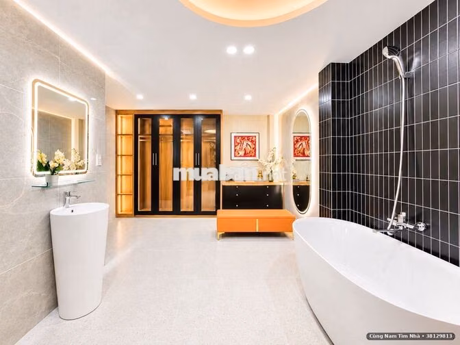 NHÀ MỚI 42M² – 4 TẦNG – 4PN, NỞ HẬU – HẺM LÝ THƯỜNG KIỆT, GÒ VẤP