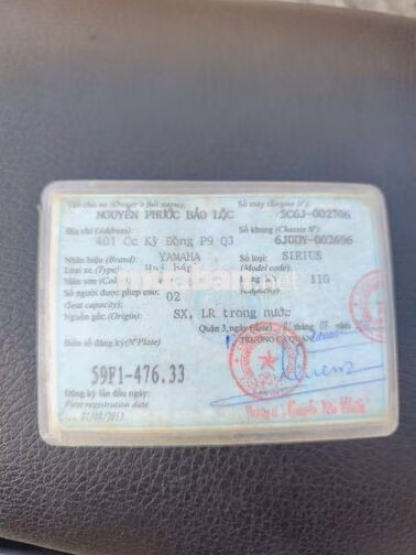 Cần bán xe Sirus 