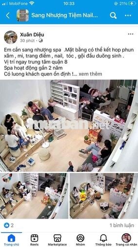 Tiệm Gội Nail Spa Quận 8 – đầy đủ trang thiết bị