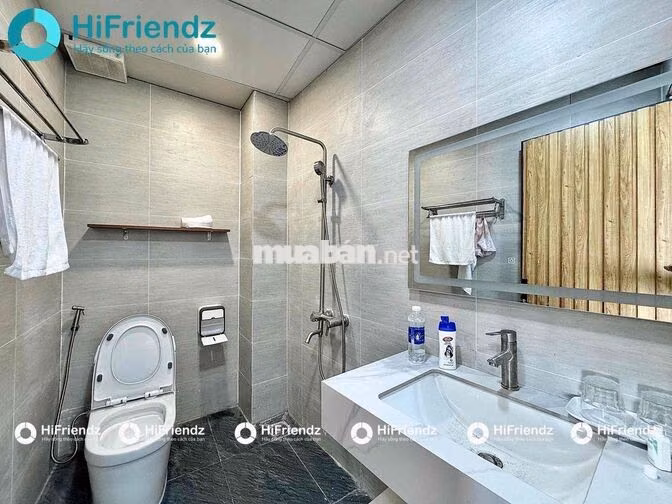 CĂN GÓC 2PN 45M² – FULL NỘI THẤT – 2WC – BAN CÔNG ĐÔNG – KHÔNG GIAN TH