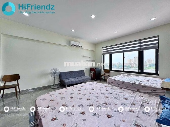 CĂN GÓC 2PN 45M² – FULL NỘI THẤT – 2WC – BAN CÔNG ĐÔNG – KHÔNG GIAN TH