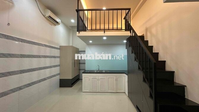 CĂN HỘ DỊCH VỤ FULL NỘI THẤT TÁCH BẾP DUPLEX GIẾNG TRỜI - 6Tr9 - 30m²