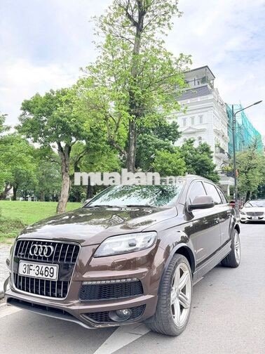 Audi Q7 3.0TDI Nâu Da lộn 180000 km