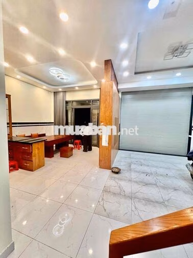 Cho Thuê Nhà DT 8x6m 1Trệt 2Lầu 3Pn 3Wc Hẻm Xe Tải Nội Thất Như Hình