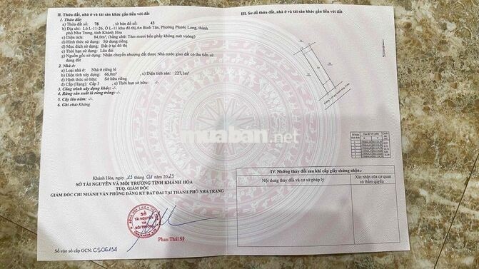 Bán Nhà 3 Tầng KĐT An Bình Tân Phước Long Nha Trang Đã Có Sổ Đỏ
