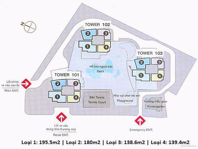 Bán Căn hộ Xi Riverview Palace tầng thấp 3 phòng ngủ view đẹp 145m2