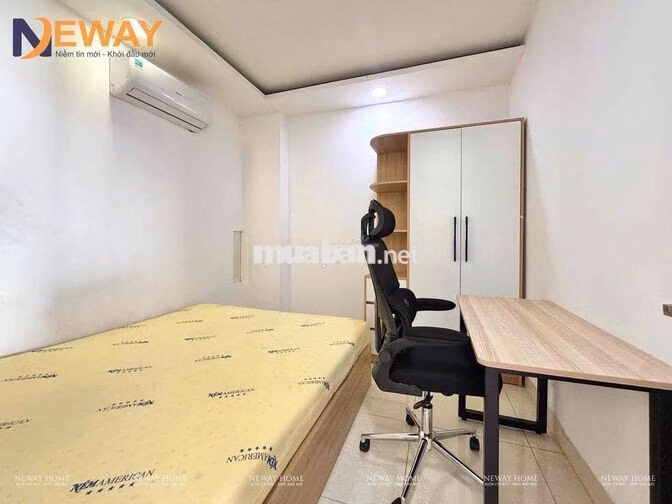 2 Phòng Ngủ - 50m2 -Ban Công -Thang Máy -Khu Bảy Hiền- Full Nội Thất