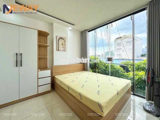 2 Phòng Ngủ - 50m2 -Ban Công -Thang Máy -Khu Bảy Hiền- Full Nội Thất
