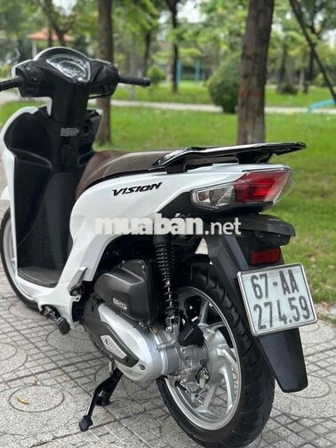 Honda Vision Trắng bs 67 - Góp nợ xấu