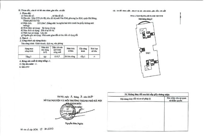 Bán sàn TMVP CT5 Văn Khê, vị trí trung tâm, sổ đỏ lâu dài, giá rẻ