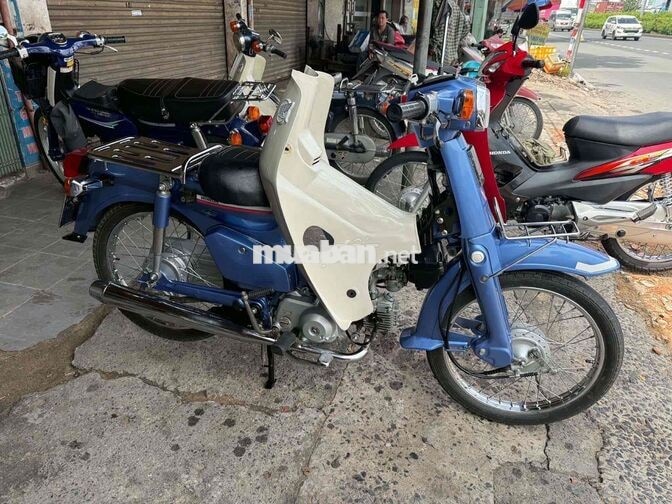 Honda Cub 82/50 Xanh Trắng -Vô xác cam hơn 40tr