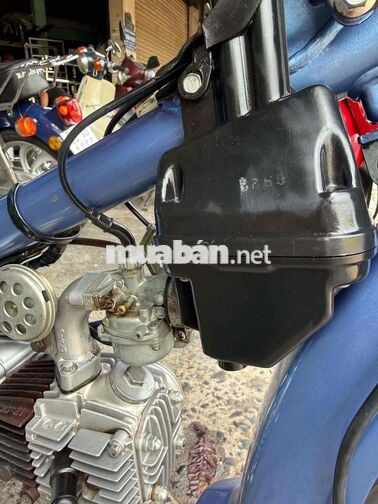 Honda Cub 82/50 Xanh Trắng -Vô xác cam hơn 40tr