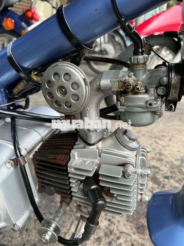 Honda Cub 82/50 Xanh Trắng -Vô xác cam hơn 40tr