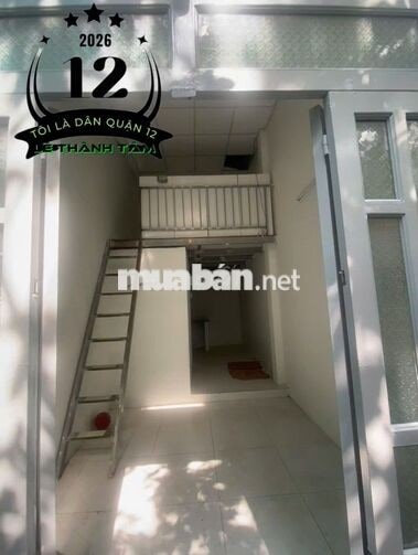 Nhà nát Nguyễn Văn Quá 2 mặt tiền hẻm, 855 triệu, full thổ đứng tên sổ