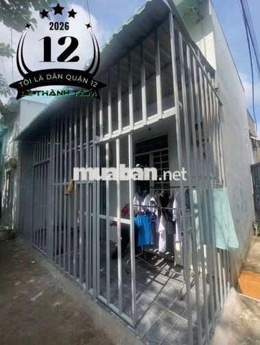 Nhà nát Nguyễn Văn Quá 2 mặt tiền hẻm, 855 triệu, full thổ đứng tên sổ
