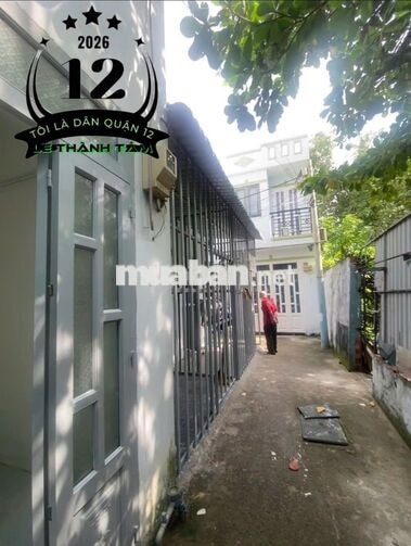 Nhà nát Nguyễn Văn Quá 2 mặt tiền hẻm, 855 triệu, full thổ đứng tên sổ