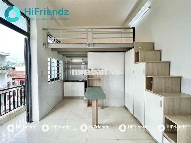 DUPLEX BAN CÔNG RIÊNG, GÁC CAO , SẴN NT CƠ BẢN THUẬN TIỆN QUA QUẬN 1