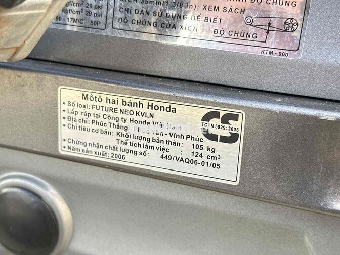 ❌ Honda Future Neo Đời 2006 Máy Zin Chất 🫰