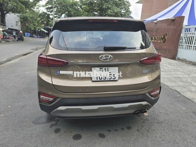 Hyundai Santafe 2019 Dầu 55,000km Nâu