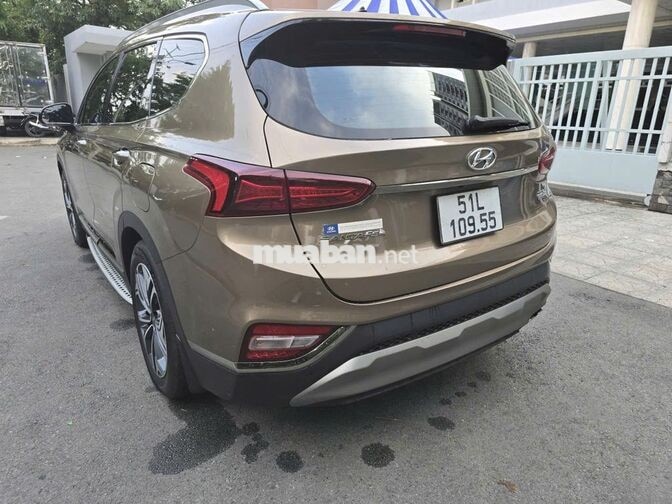 Hyundai Santafe 2019 Dầu 55,000km Nâu