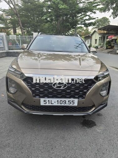 Hyundai Santafe 2019 Dầu 55,000km Nâu