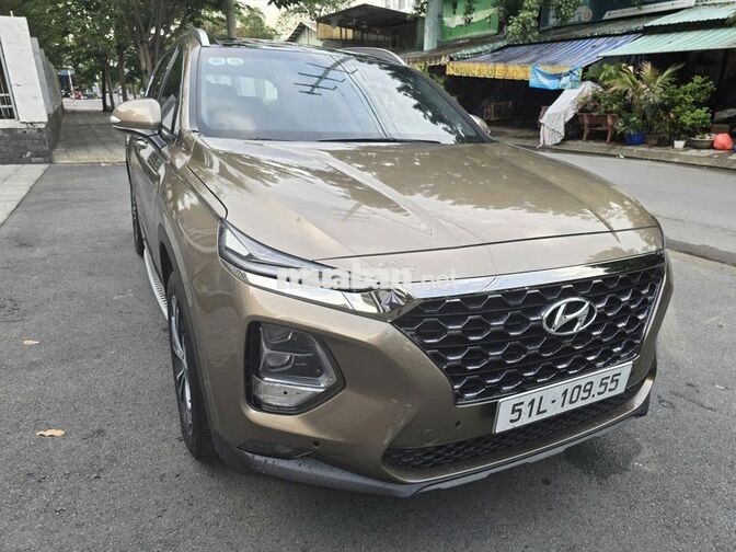 Hyundai Santafe 2019 Dầu 55,000km Nâu