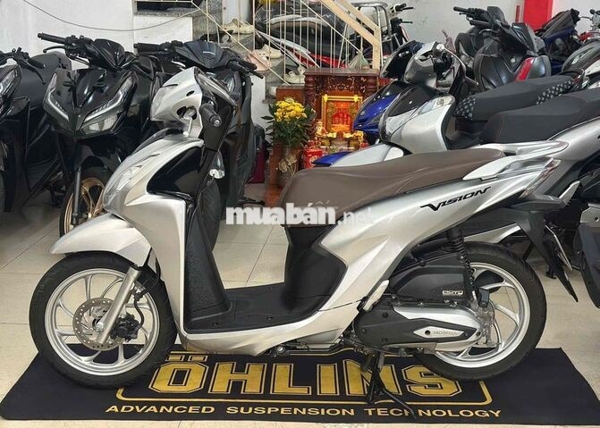Honda Vision 2022 Bạc Poche.Khoá Makey.BSTP.
