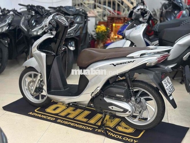 Honda Vision 2022 Bạc Poche.Khoá Makey.BSTP.