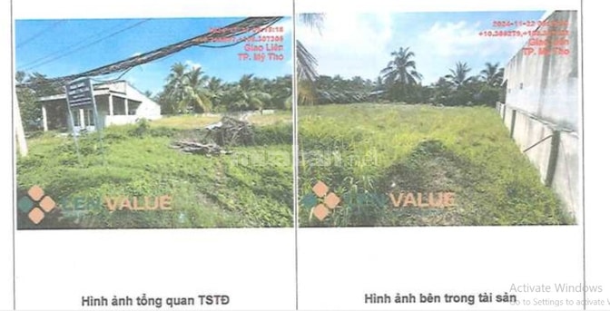 Bán 157 ONT tại ấp Giáp Nước, xã Phước Thạnh, TP.Mỹ Tho, Tiền Giang