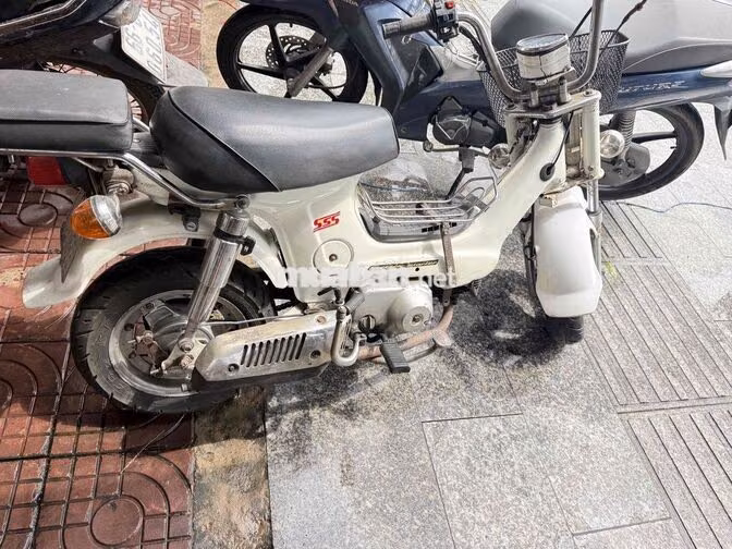 Xe máy Chaly 50 Trắng Nhật