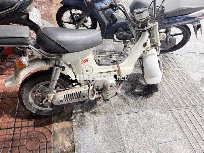 Xe máy Chaly 50 Trắng Nhật