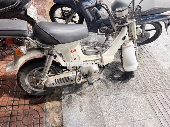 Xe máy Chaly 50 Trắng Nhật